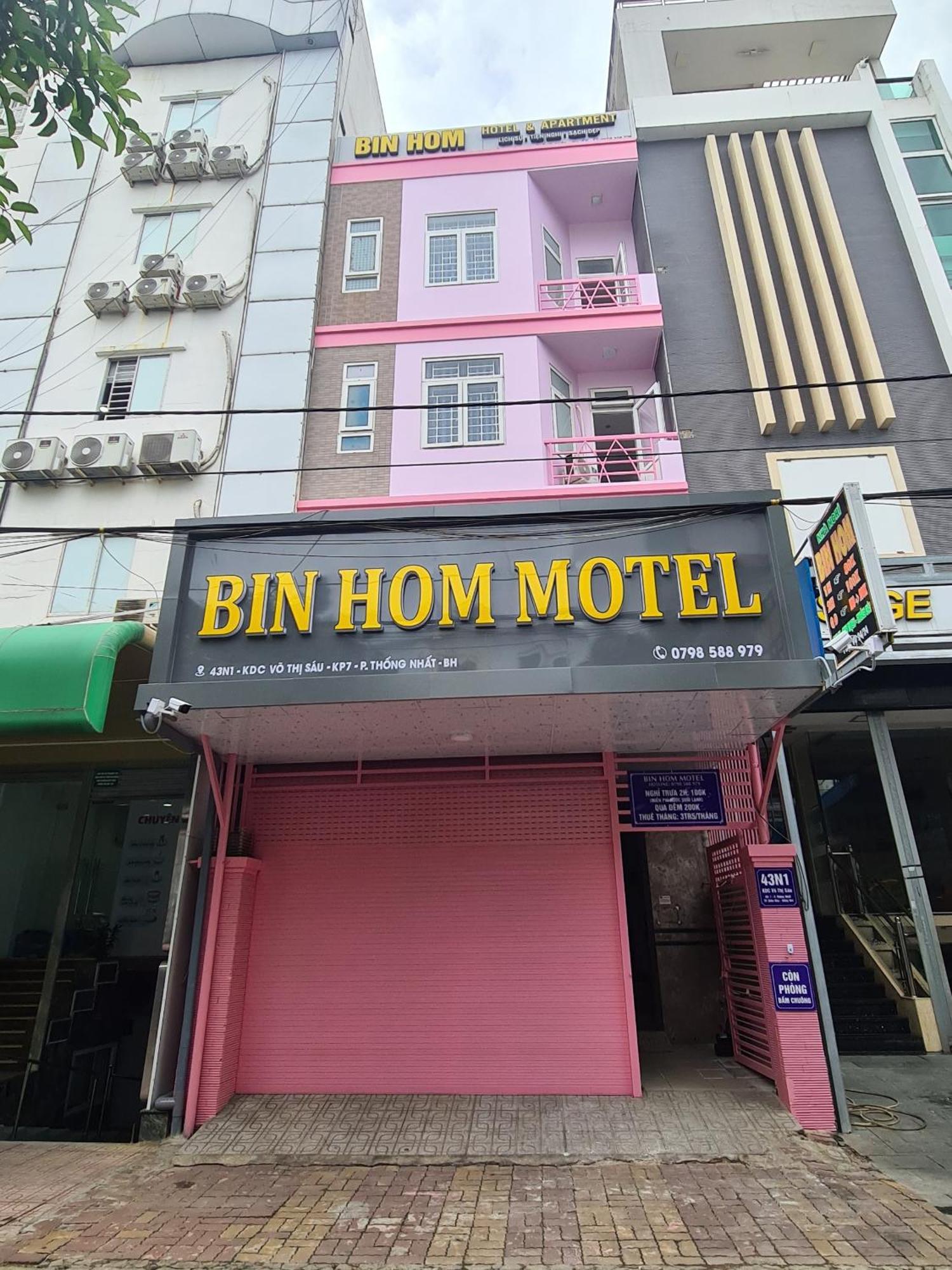Bin Hom Motel Bien Hoa Exteriör bild